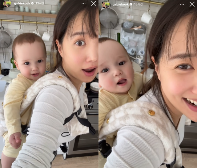 국가비와 딸 줄리./국가비 인스타그램